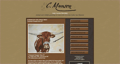 Desktop Screenshot of cmunsonartstudio.com